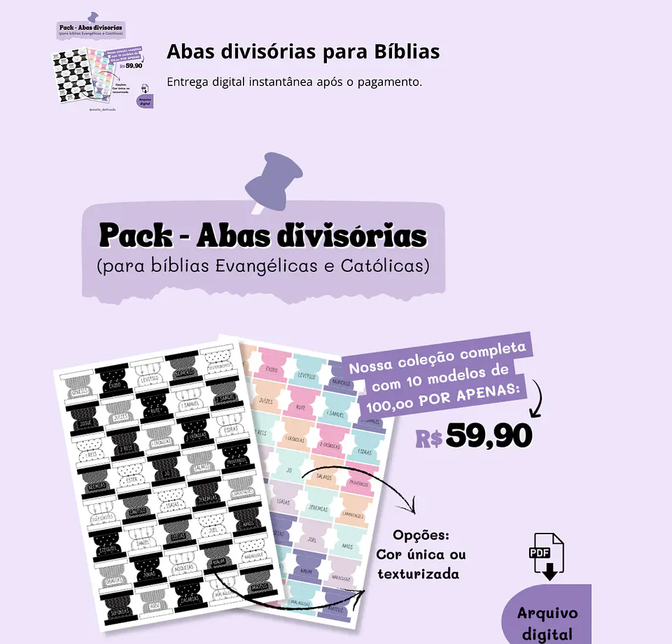 Arquivo Pack - Abas divisórias 1
