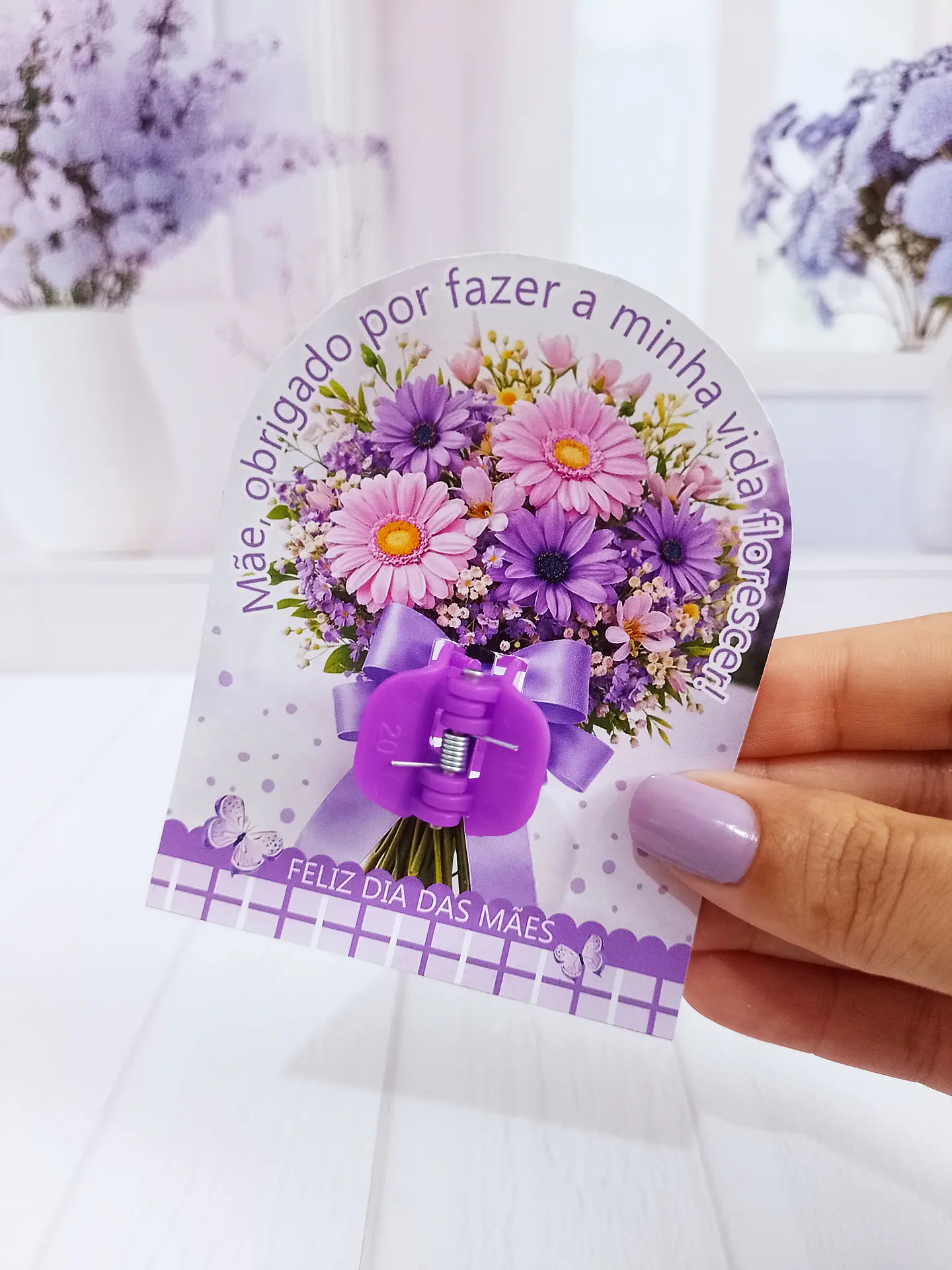 Arquivo Dia das Mães Card Presilha de Cabelo 1
