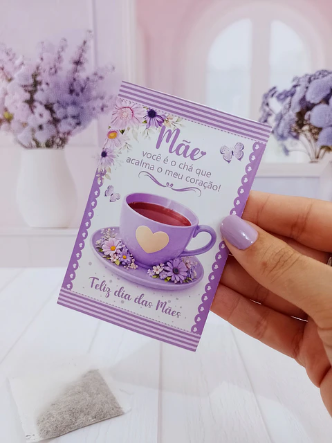 Arquivo Dia das Mães Saquinho para Cha