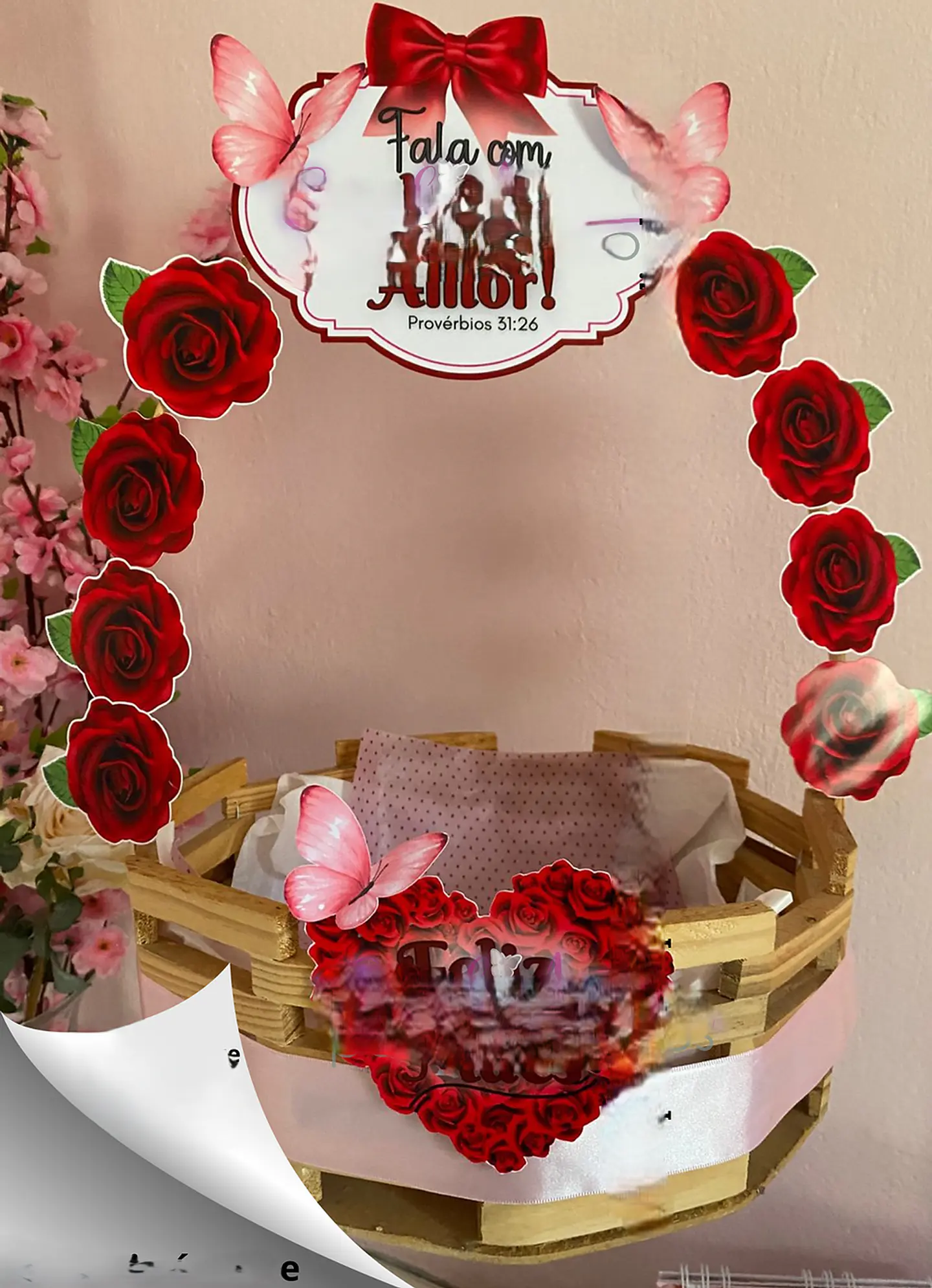 Arquivo Dia das Mães Decoração de Cesta 1
