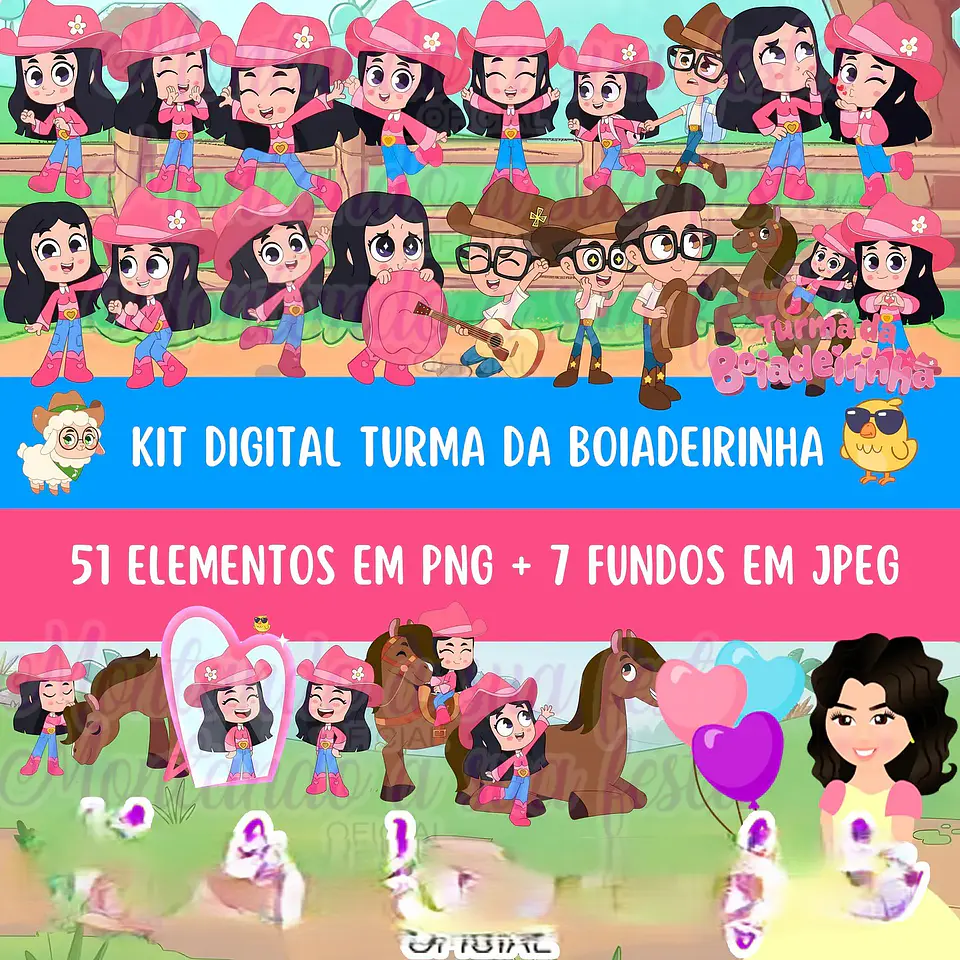 Kit Digital Turma da Boiaderinha 1