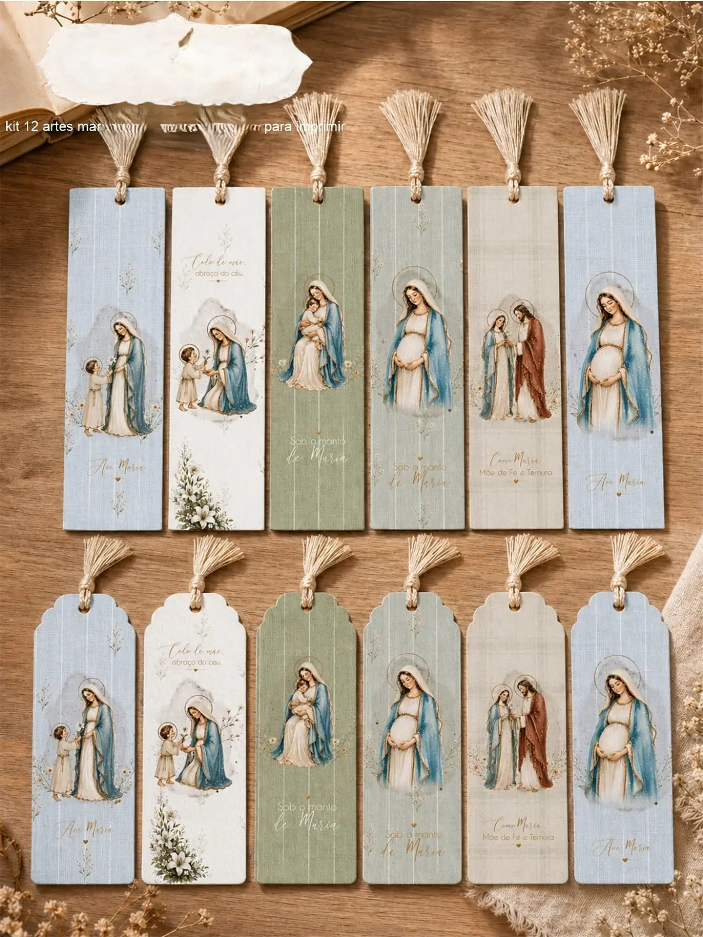 Arquivo Dia das Mães Marcadores de Páginas Maria 1