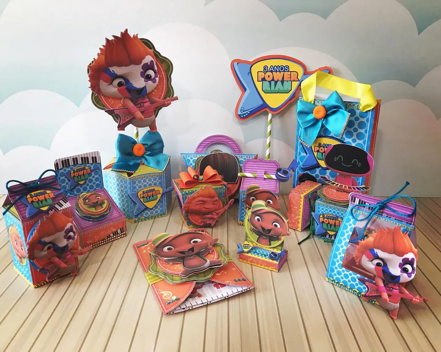Arquivo de corte Mini Beats Power Rockers 1