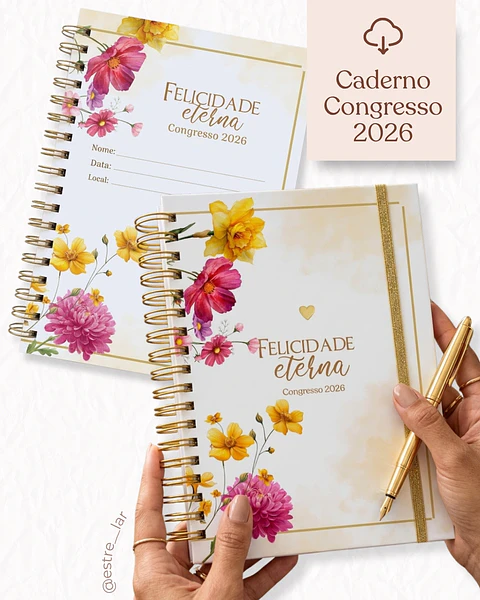 Arquivo Encadernação Modelo 2 Caderno Congresso 2026
