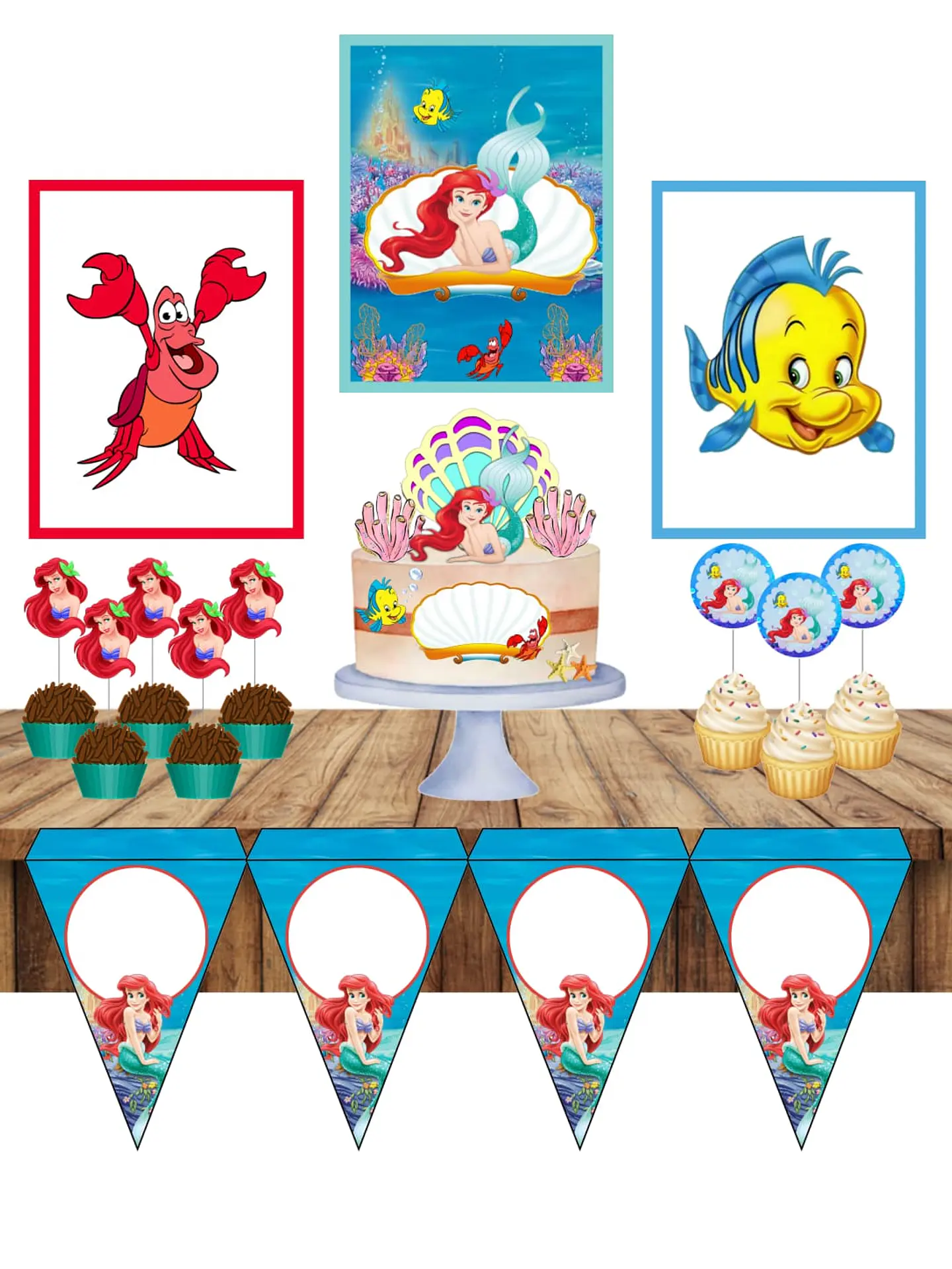 Arquivo de Corte Ariel - Pequena Sereia 1