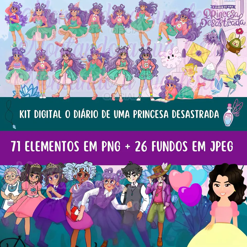 Arquivo Kit Digital o Diário de Uma Princesa Desastrada 1
