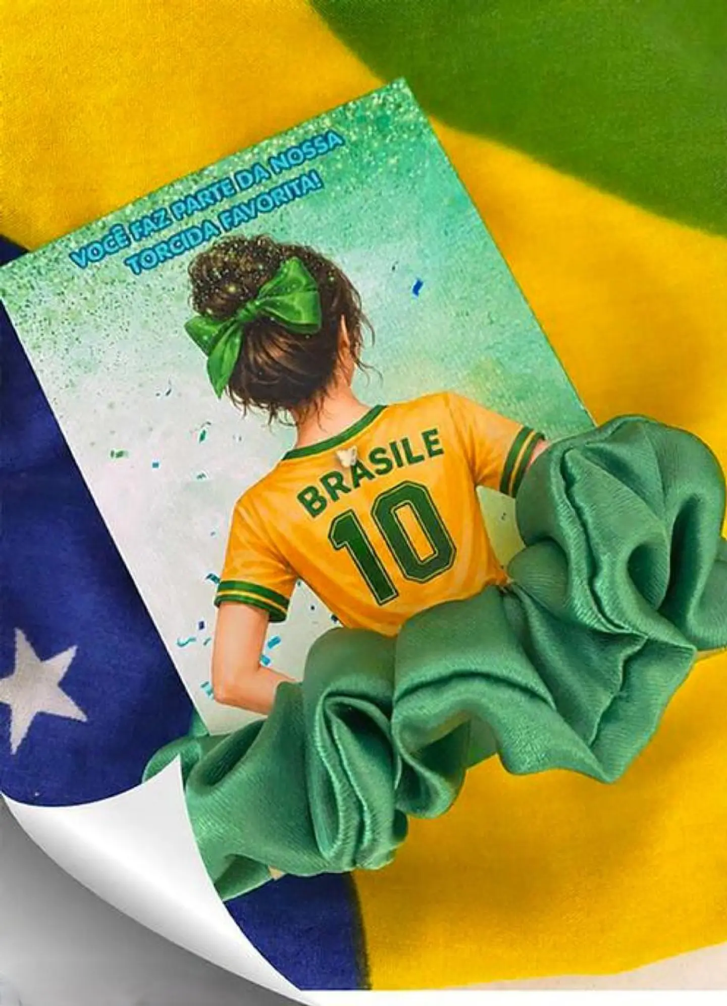 Arquivo Copa do Mundo Card Xuxinha Brasil Amarelo 1