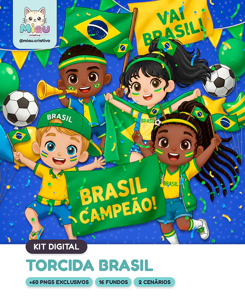 Arquivo Kit Digital - Copa do Mundo - Torcida Brasil