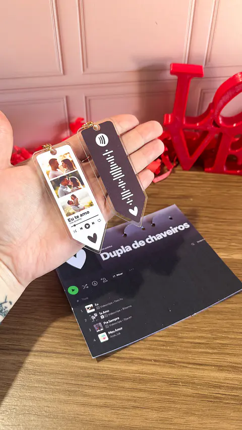 Arquivo Dia dos Namorados Chaveiros com Card