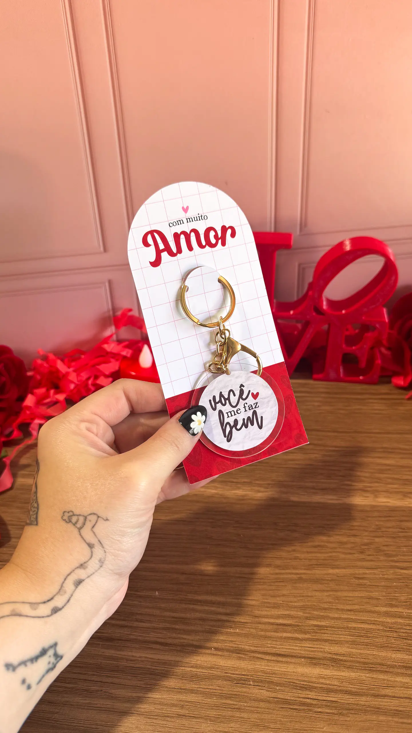 Arquivo Dia dos Namorados Chaveiros com Card 3