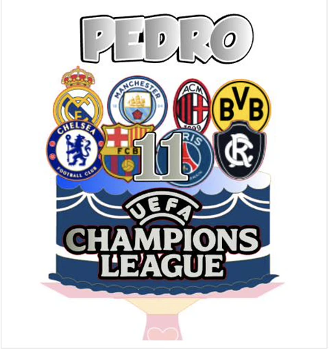 Arquivo topo de bolo Champions League