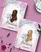 Arquivo Encadernação Caderno Escola de Pioneiros Floral - Bicho Papel - Thumbnail 3