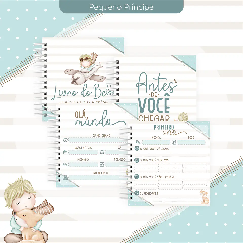 Arquivo encadernação baby pequeno principe - letterinhas 2
