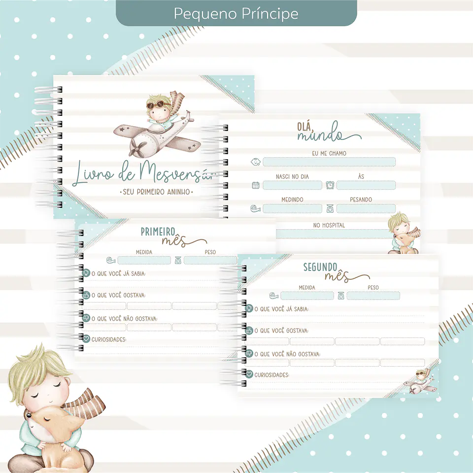 Arquivo encadernação baby pequeno principe - letterinhas 3