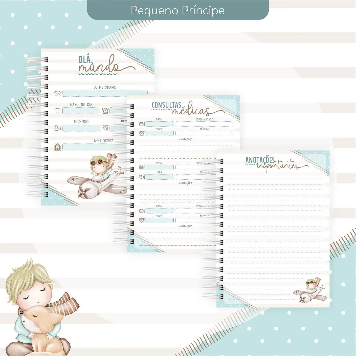 Arquivo encadernação baby pequeno principe - letterinhas 4