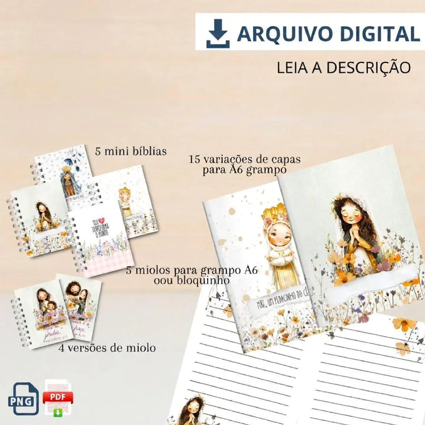 Arquivo Encadernação Mini Combo Mimos 1