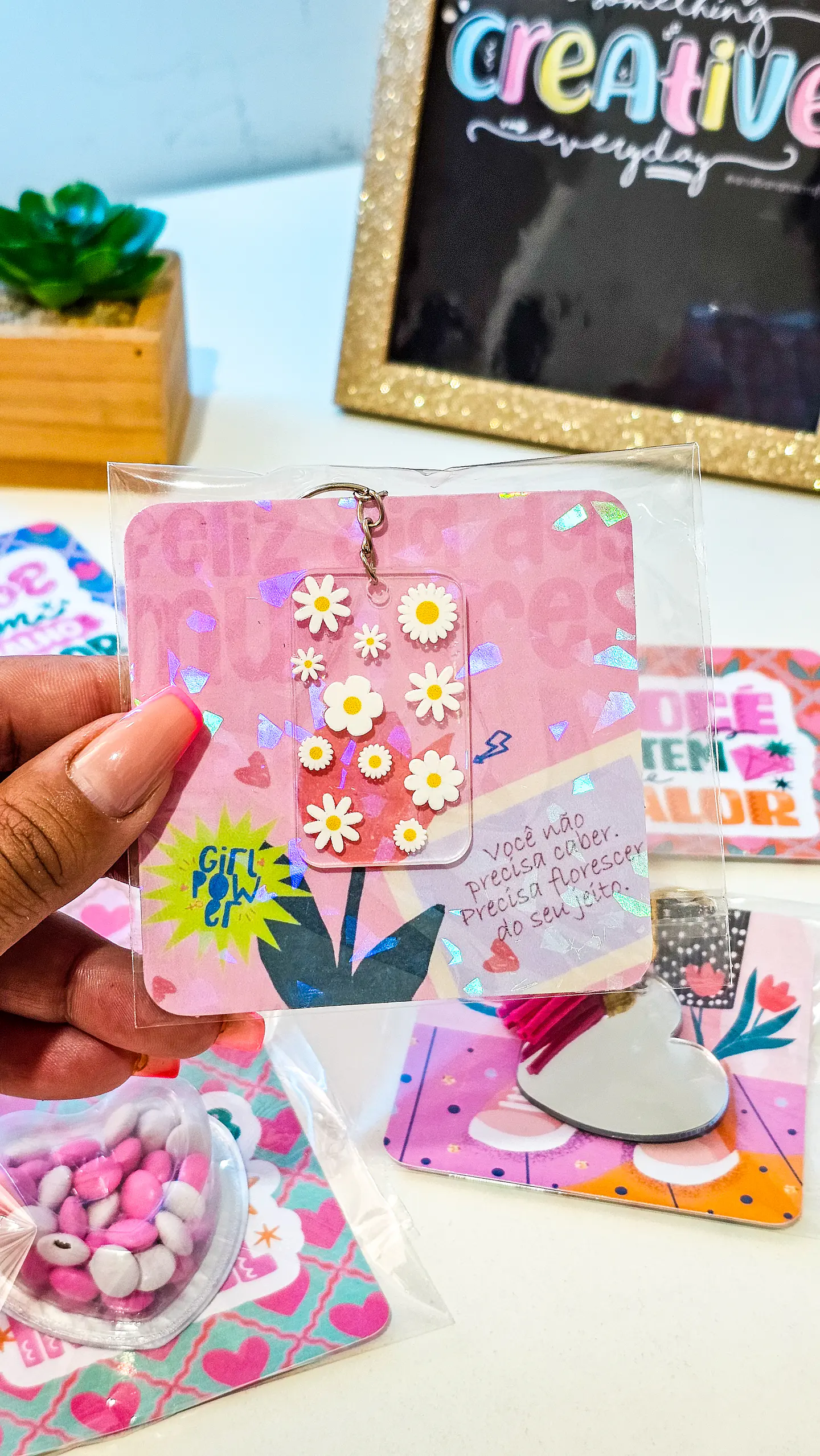 Arquivo Dia da Mulher Card Flor 1