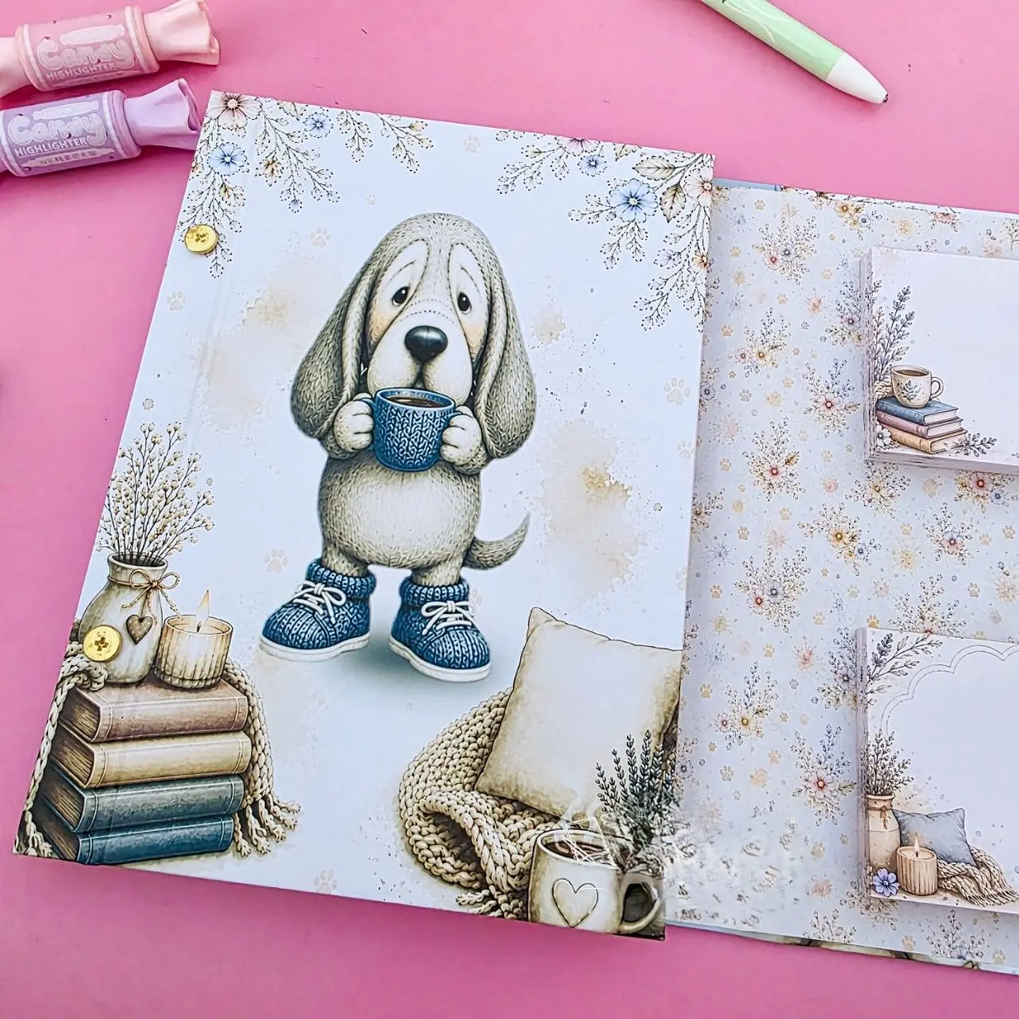Arquivo Encadernação Caderno Especial Parafuso + Embutido A5-My Dog  1