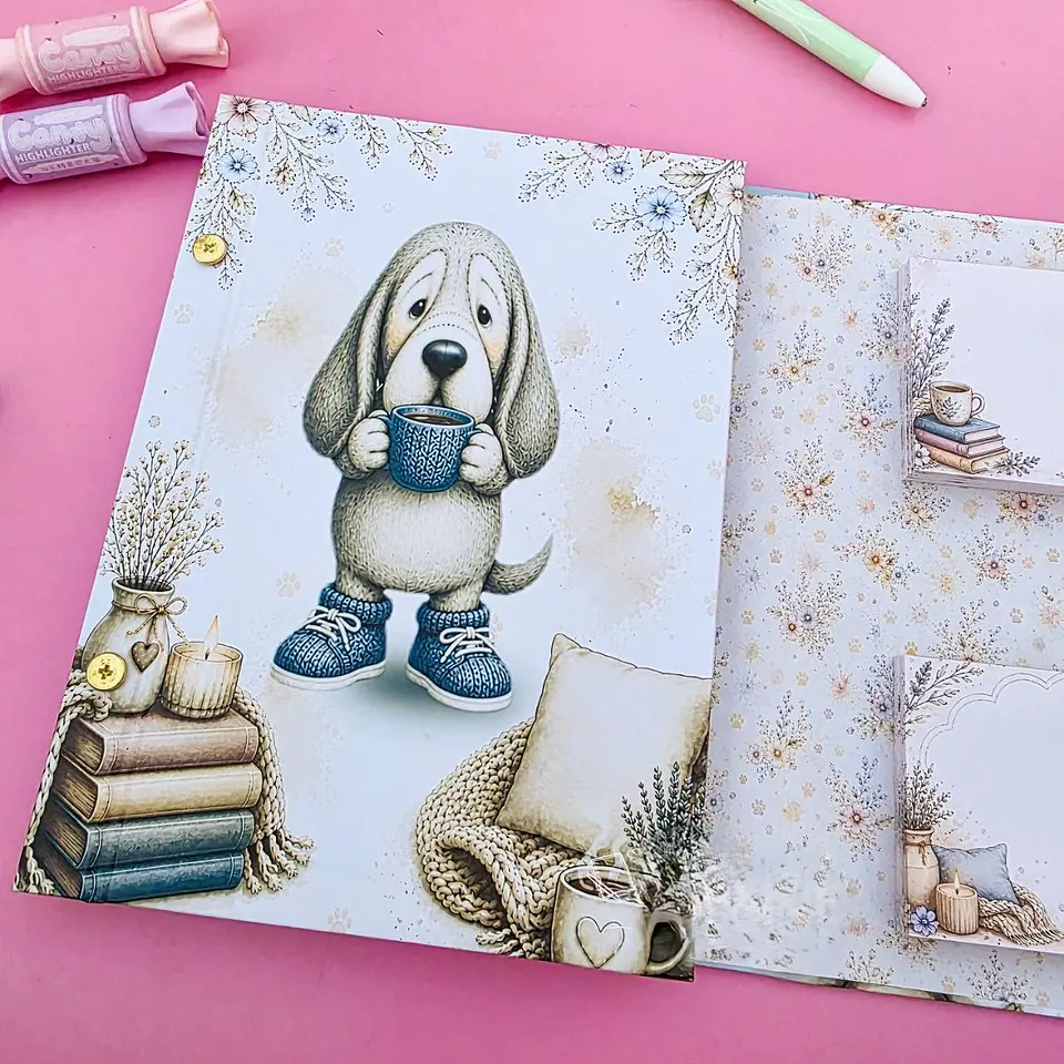 Arquivo Encadernação Caderno Especial Parafuso + Embutido A5-My Dog  1