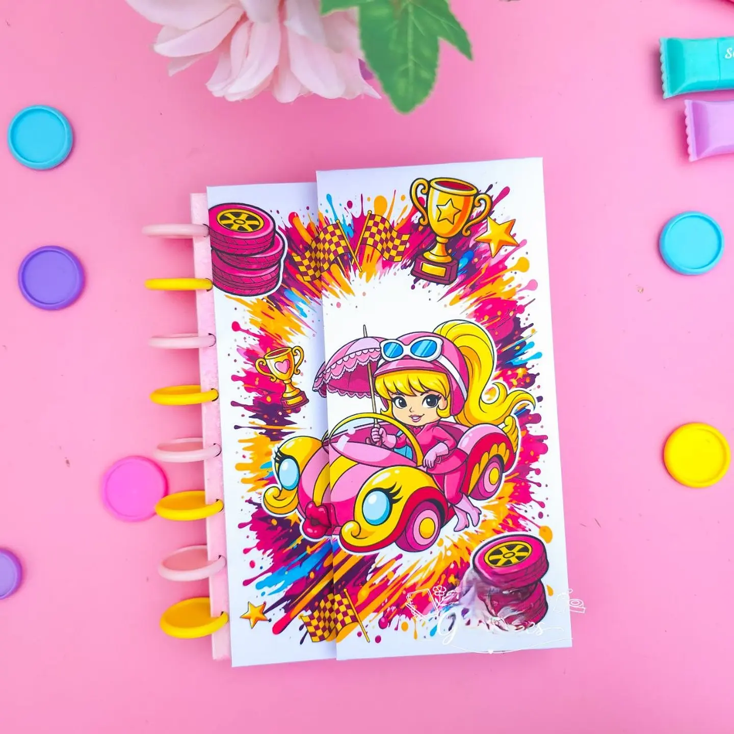 Arquivo Encadernação Caderno Especial Duplo DISCO A5 1