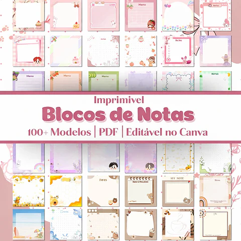Arquivo Encadernação Pack Bloquinhos