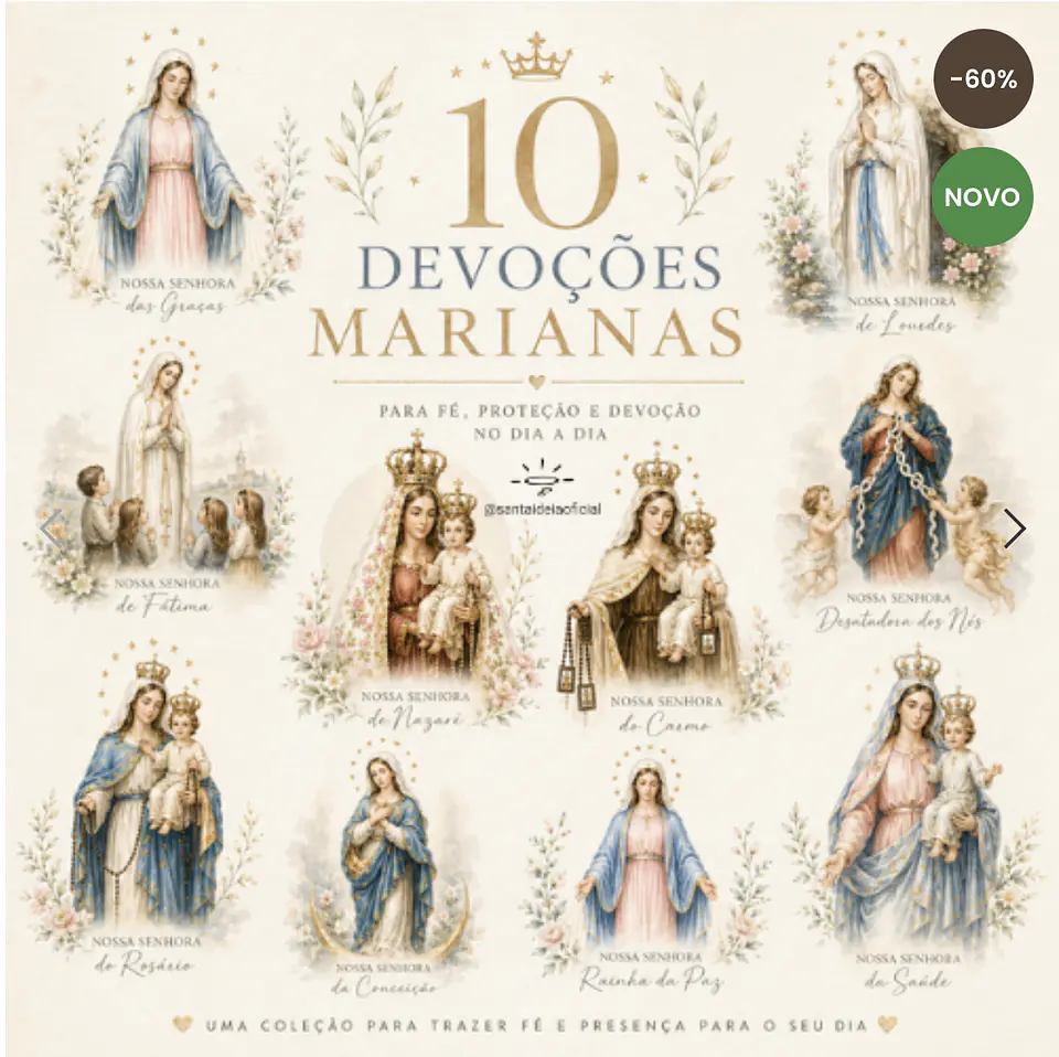 Arquivo Kit Digital  Santos Católicos Vol. 02  Devoções Marianas 1