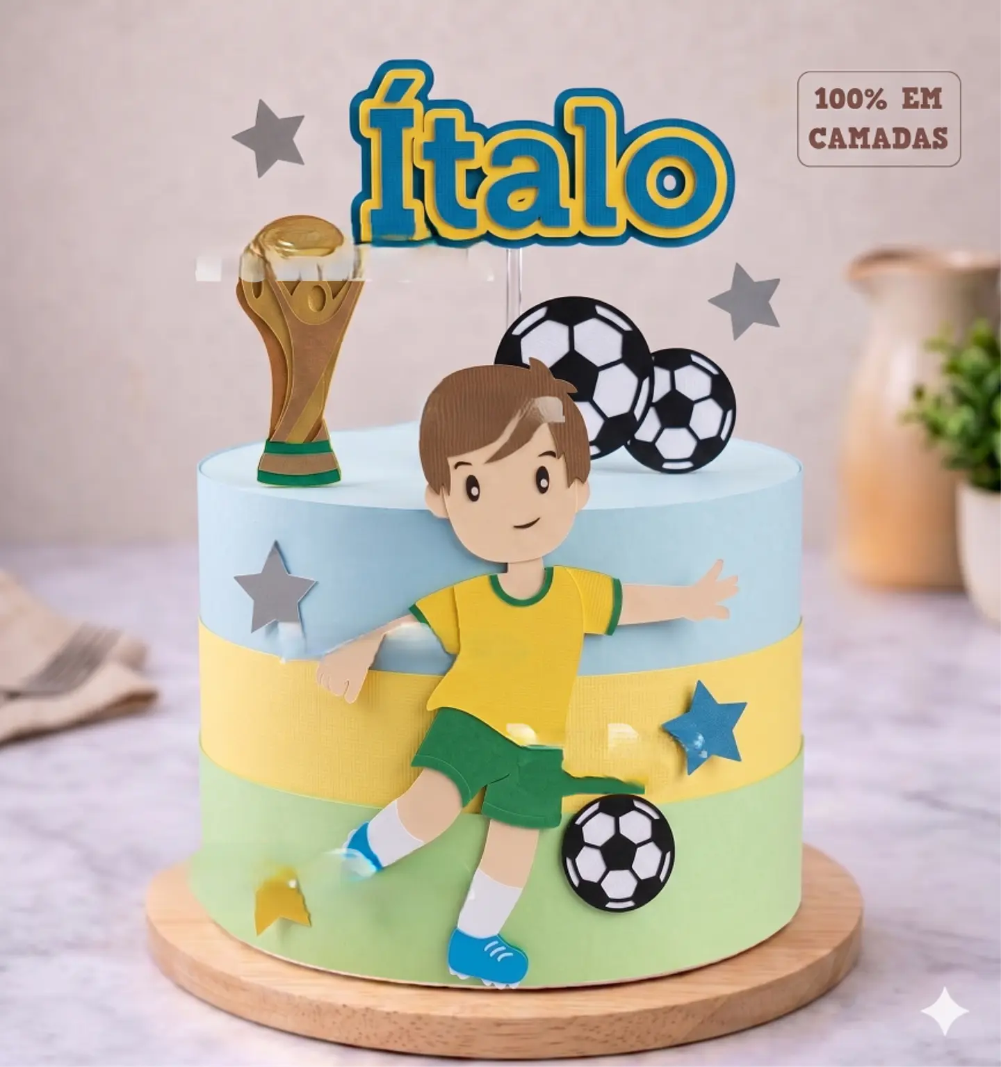 Arquivo Topo de Bolo Copa do Mundo  1
