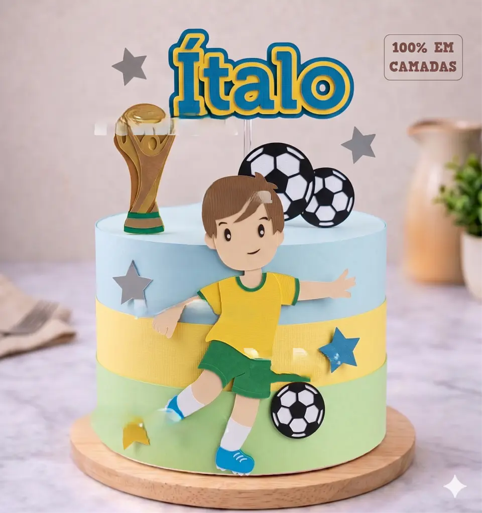 Arquivo Topo de Bolo Copa do Mundo  1