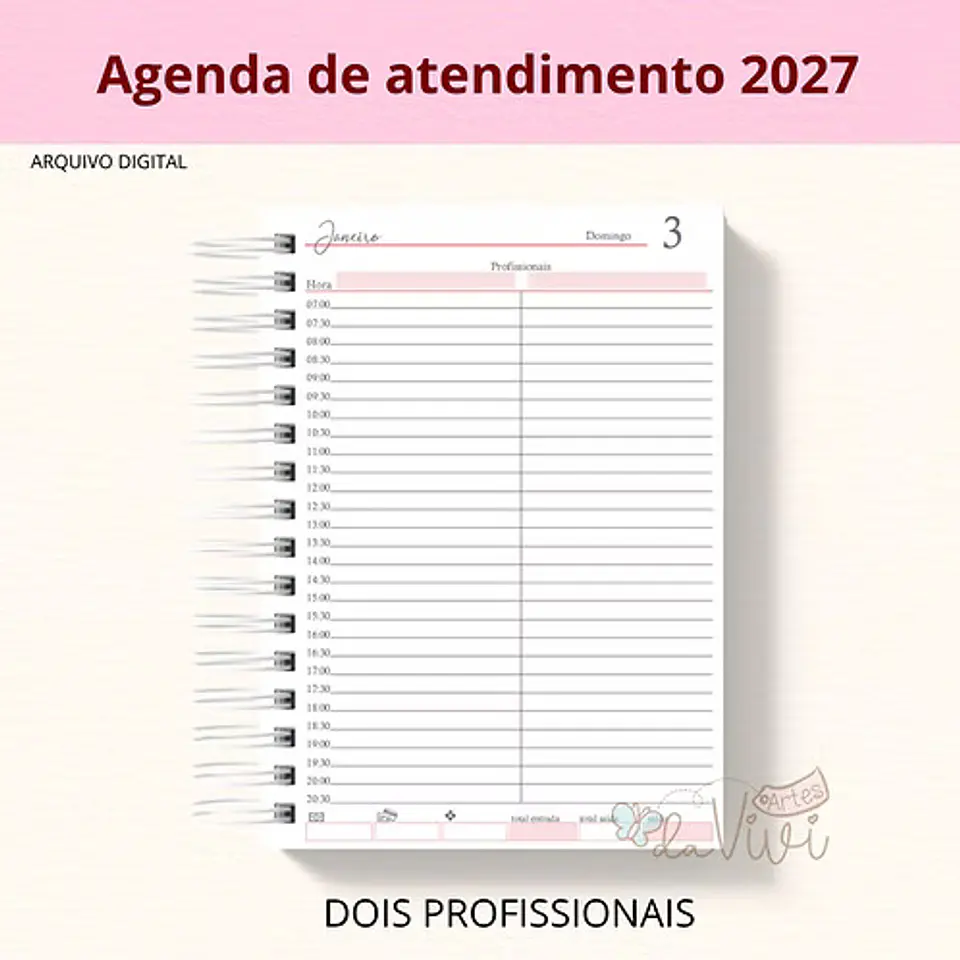 Arquivo Encadernação Agenda 2 Profissionais 1