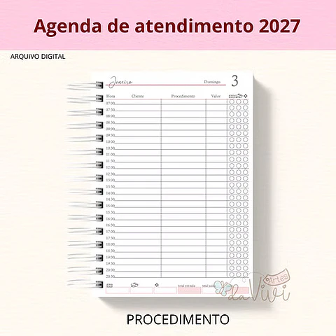 Arquivo Encadernação Agenda Procedimento