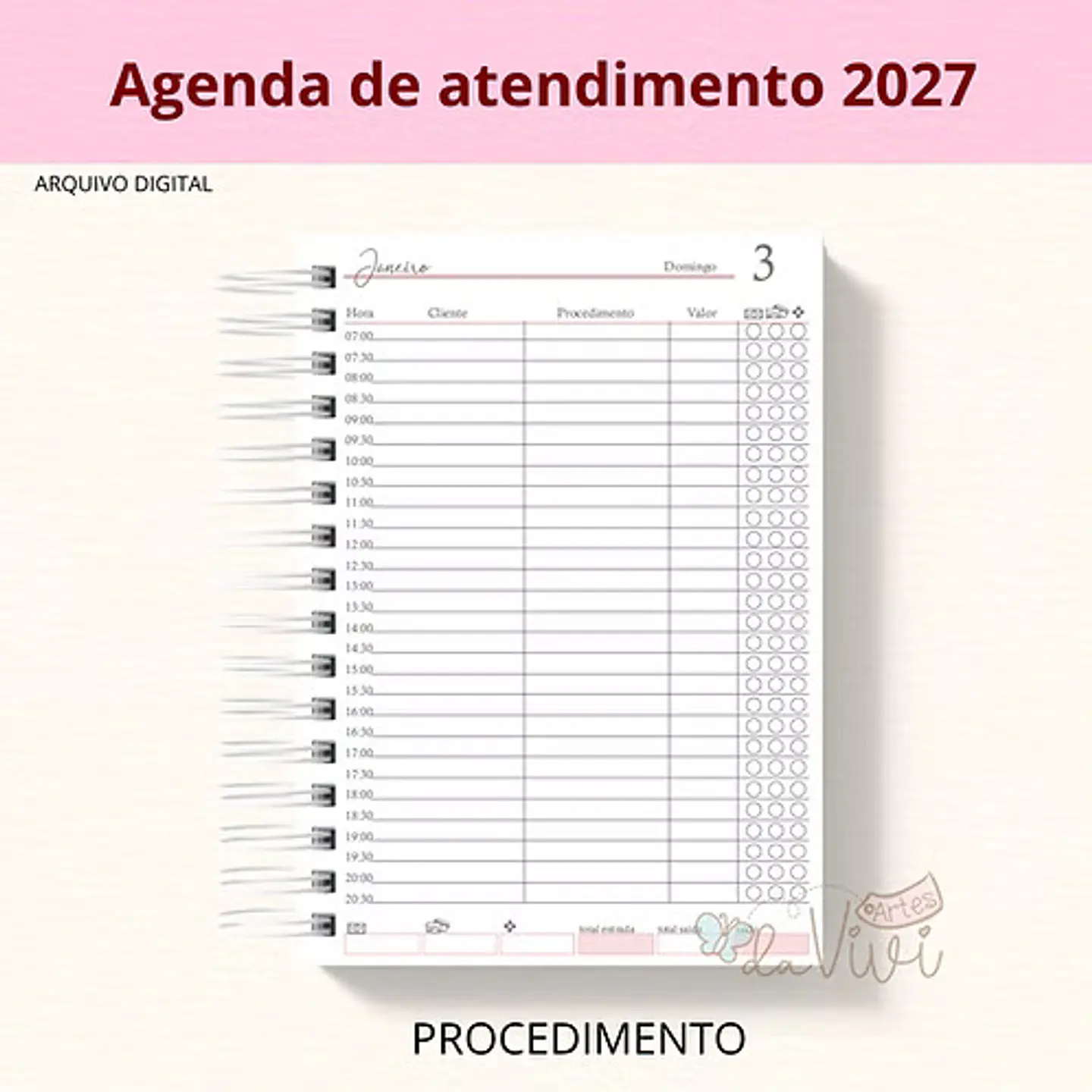 Arquivo Encadernação Agenda Procedimento 1