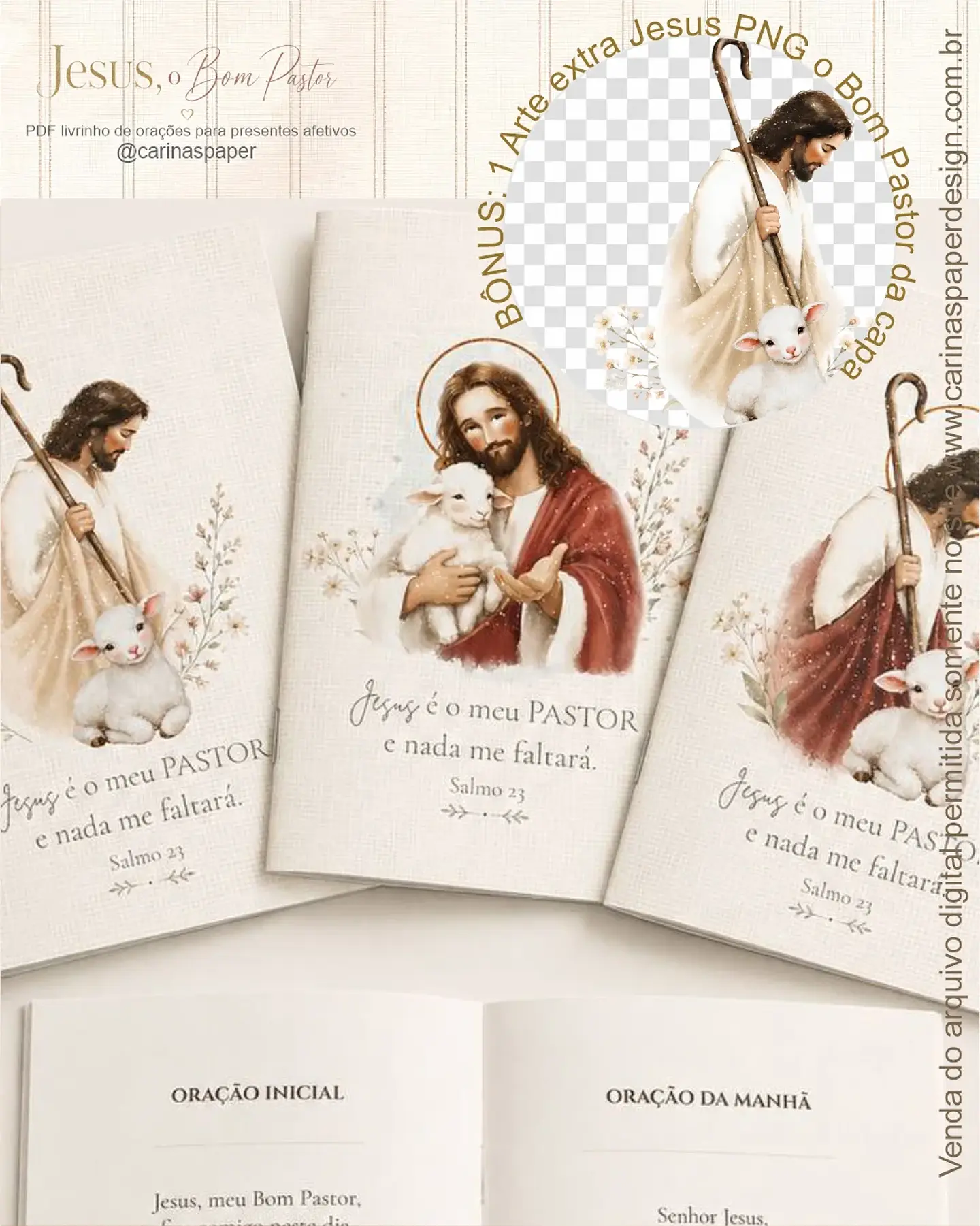 Arquivo Encadernação Livrinho de oração Jesus o Bom Pastor  1