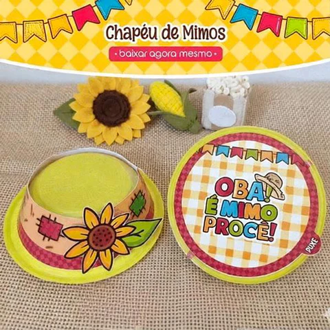 Arquivo Festa Junina Chapeu de Mimos