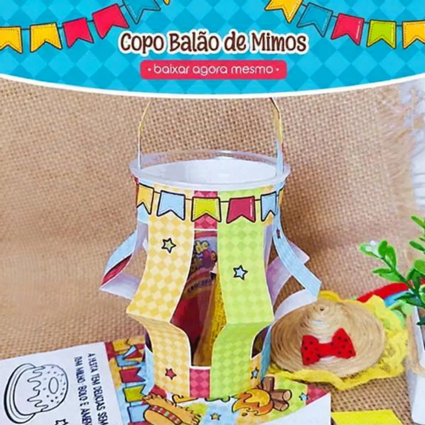 Arquivo Festa Junina Copo Balão de Mimos 1