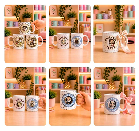 Arquivo Sublimaçao Caneca Café com você