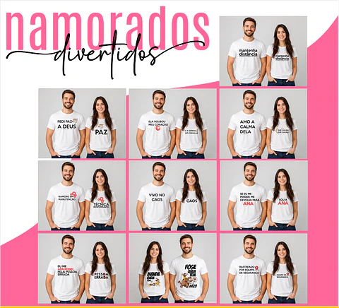 Arquivo Dia dos Namorados Namorados Divertidos Camisas