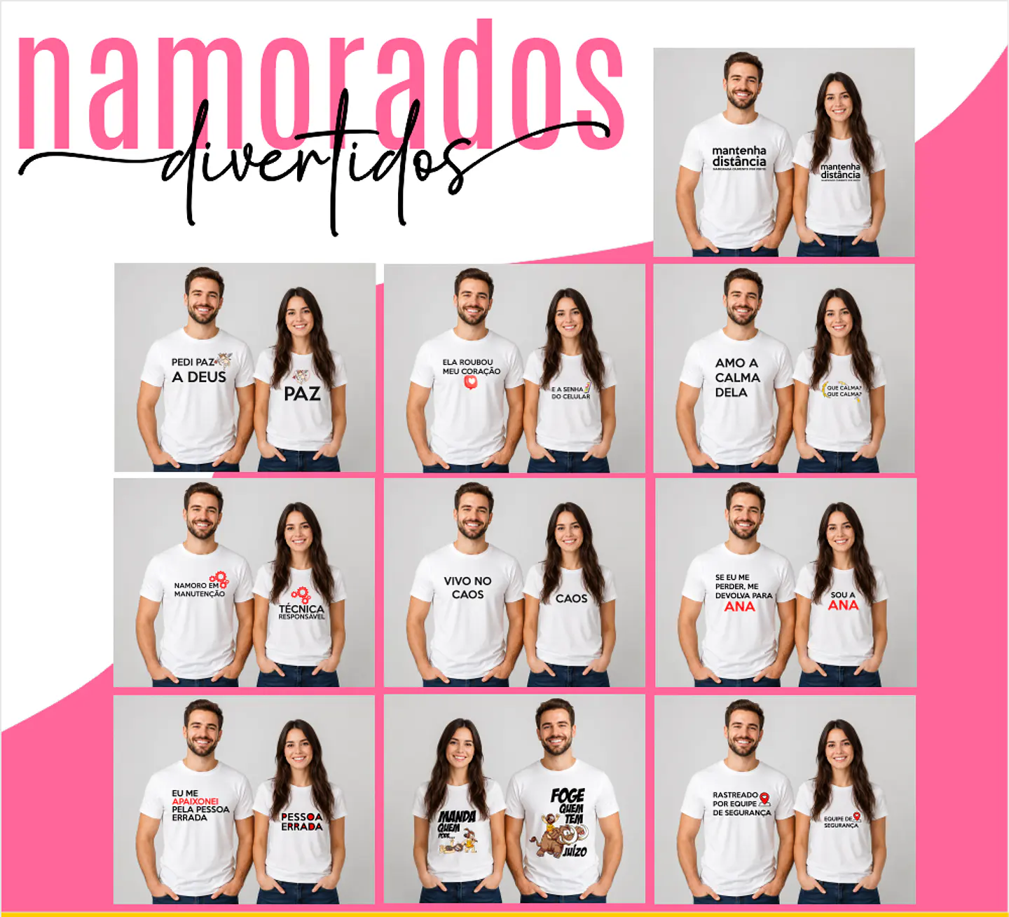 Arquivo Dia dos Namorados Namorados Divertidos Camisas 1