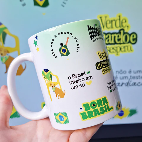 Arquivo Sublimação Copa do Mundo - Brasil Core