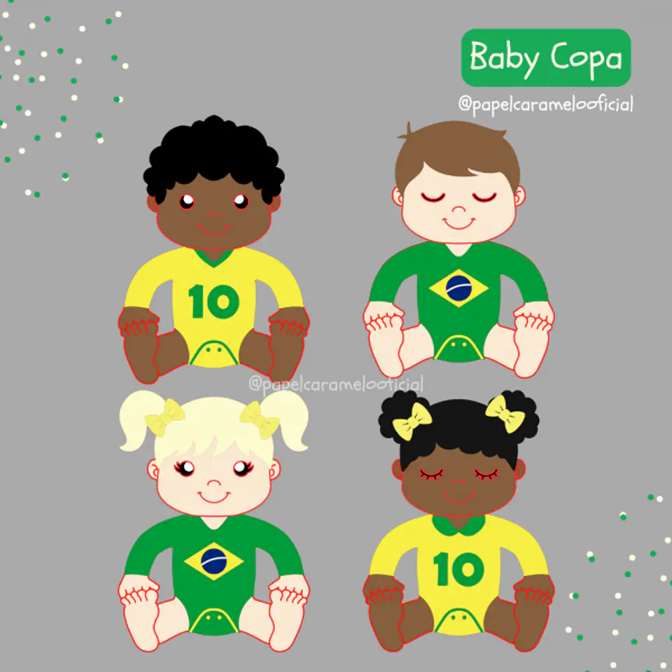 Arquivo Topo de Bolo Copa do Mundo - Baby 1