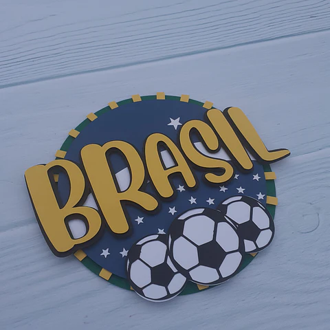 Arquivo Topo de Bolo Copa do Mundo - Brasil