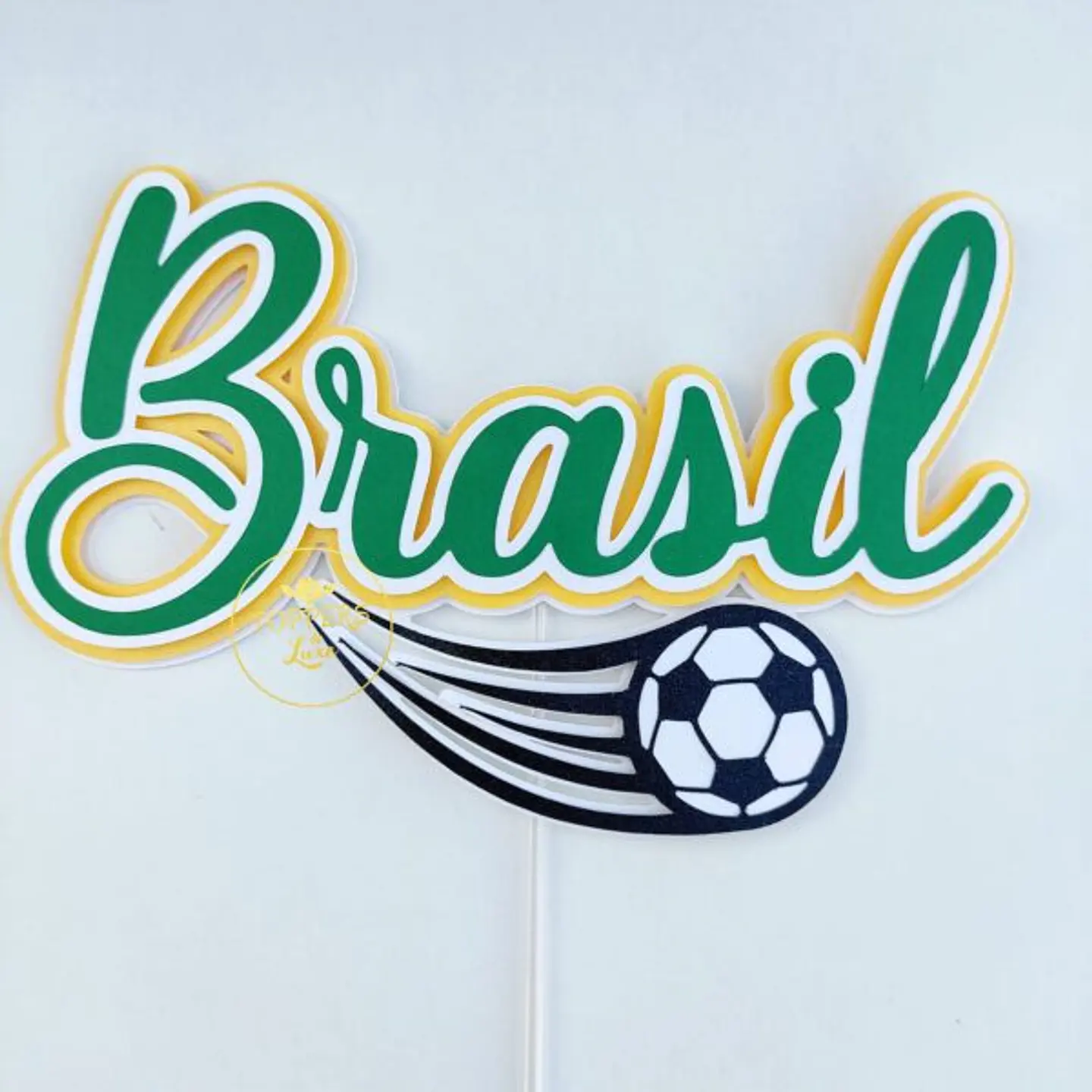 Arquivo Topo de Bolo Copa do Mundo Brasil - gol 1