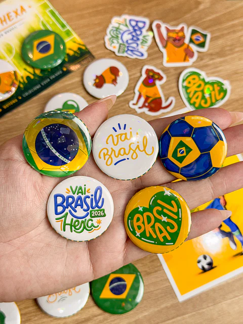 Arquivo Copa do Mundo Botons Brasil