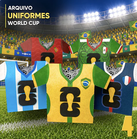 Arquivo Copa do Mundo Caixa Uniforme Mundial Futebol