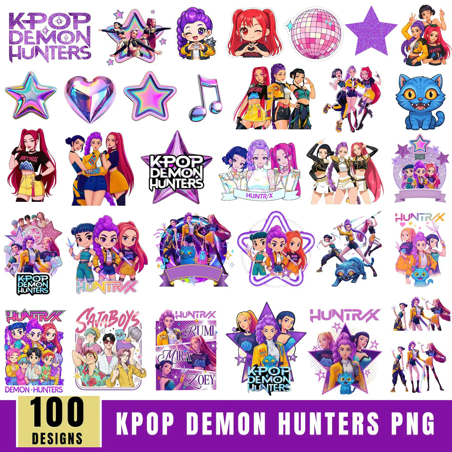 Arquivo Kit Digital Caçadoras de Demônios do K-pop 1