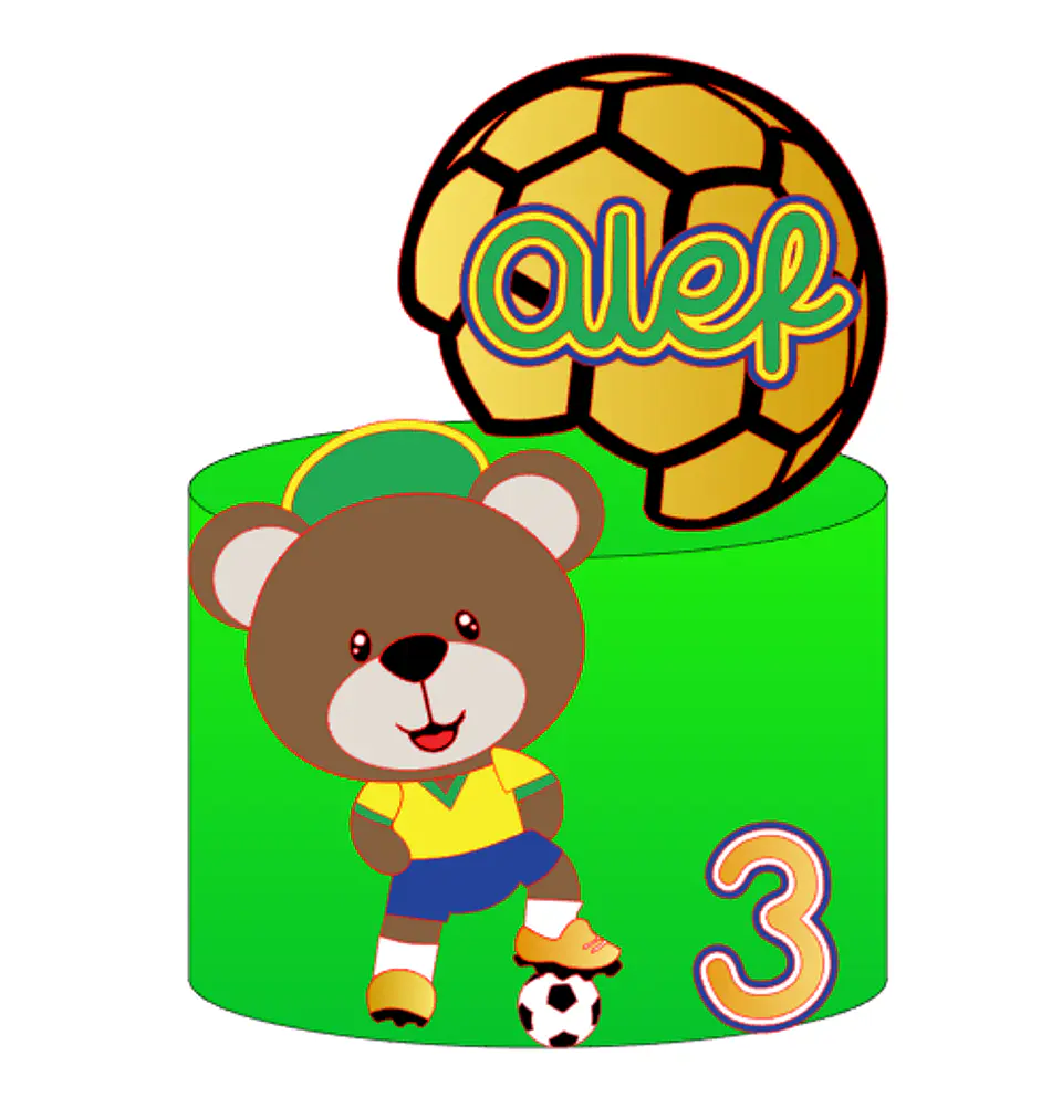 Arquivo Copa do Mundo Topo ursinho Brasil  1