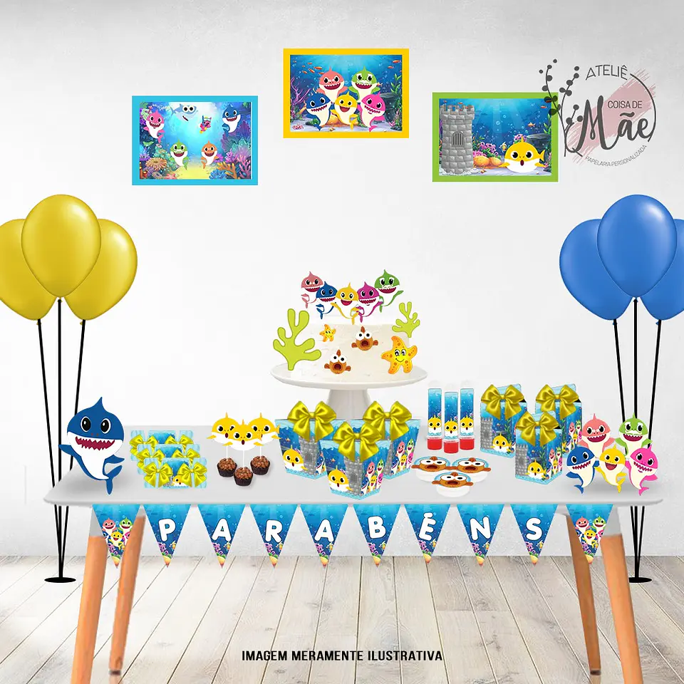 Arquivo de Corte Baby Shark 1