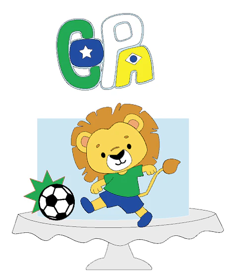 Arquivo Topo de Bolo Copa Leãozinho