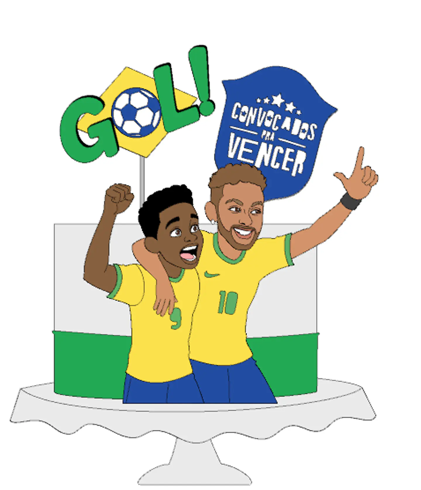 Arquivo Topo de Bolo Neymar e Endrick 1