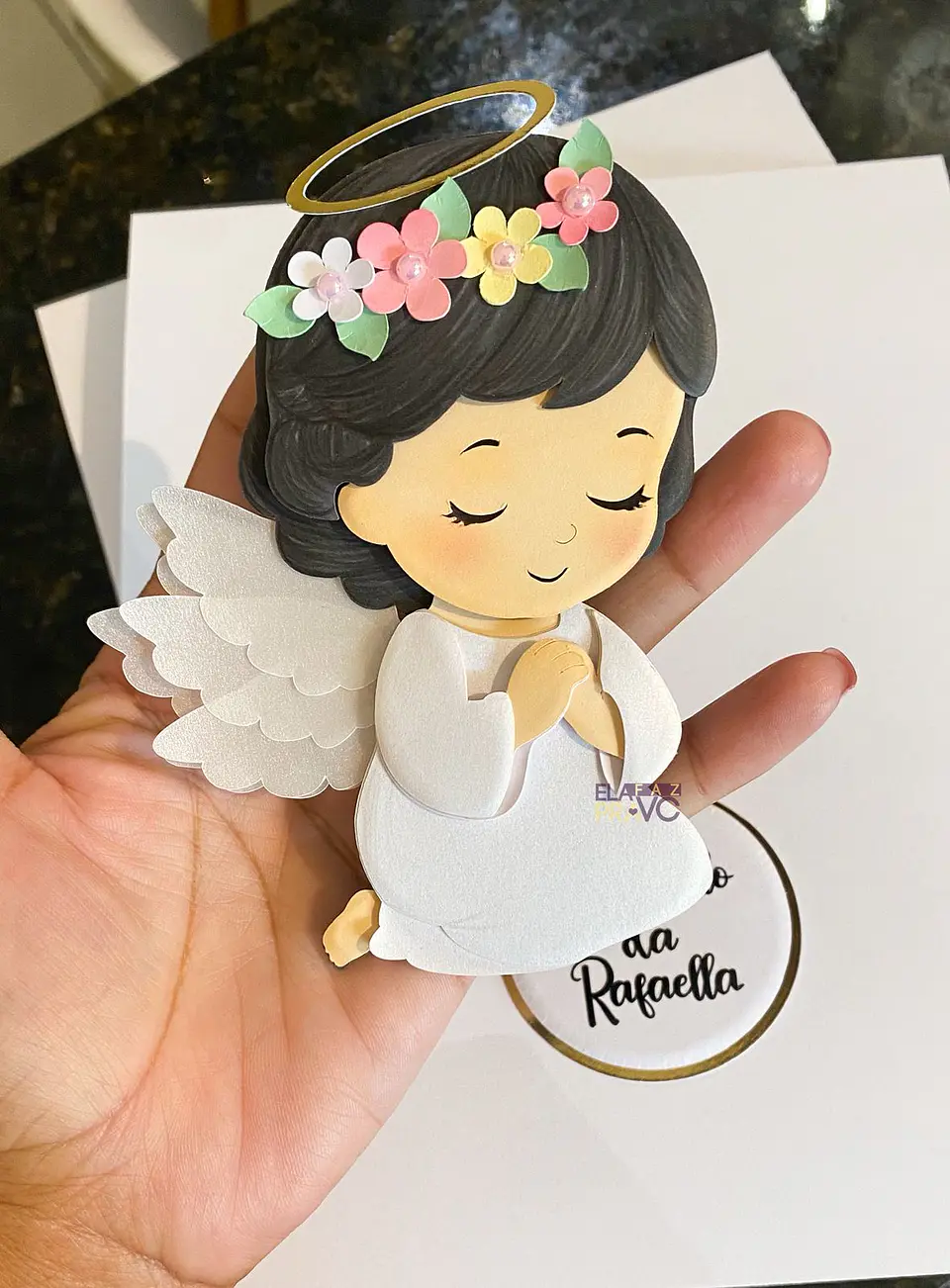 Arquivo Topo de Bolo Batismo Menina 1