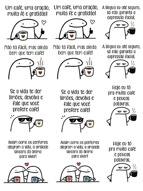 Arquivo Sublimação Arte Digital DTF UV Flork Café ( A4)